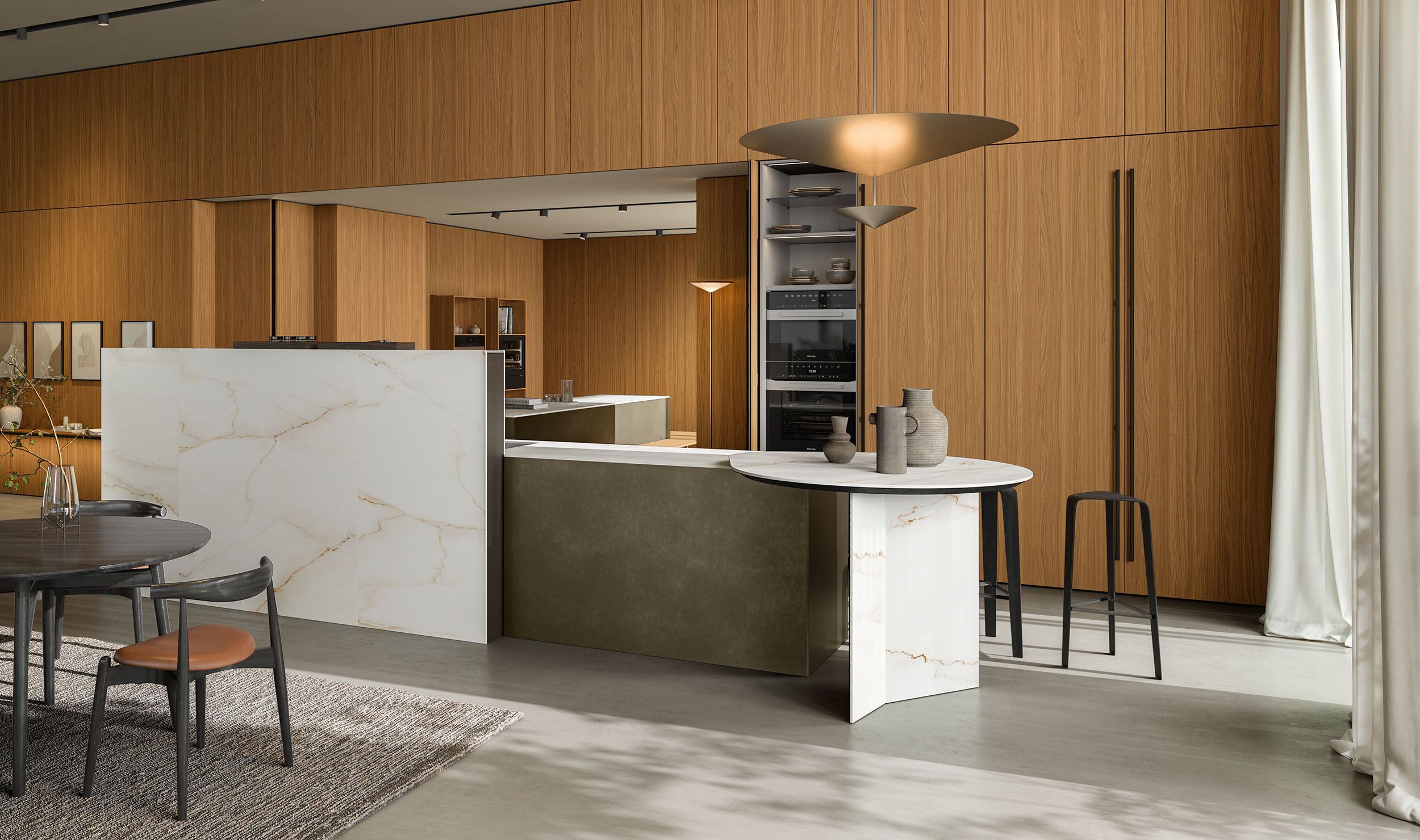 Кухня с островом Copatlife Life Projects ARCH-00072594 - Вид №3