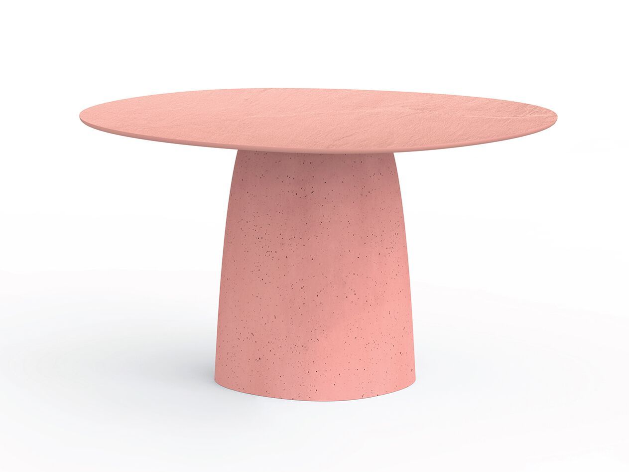 Бетонный круглый садовый стол Betoni ARCH-00141552 - Вид №4