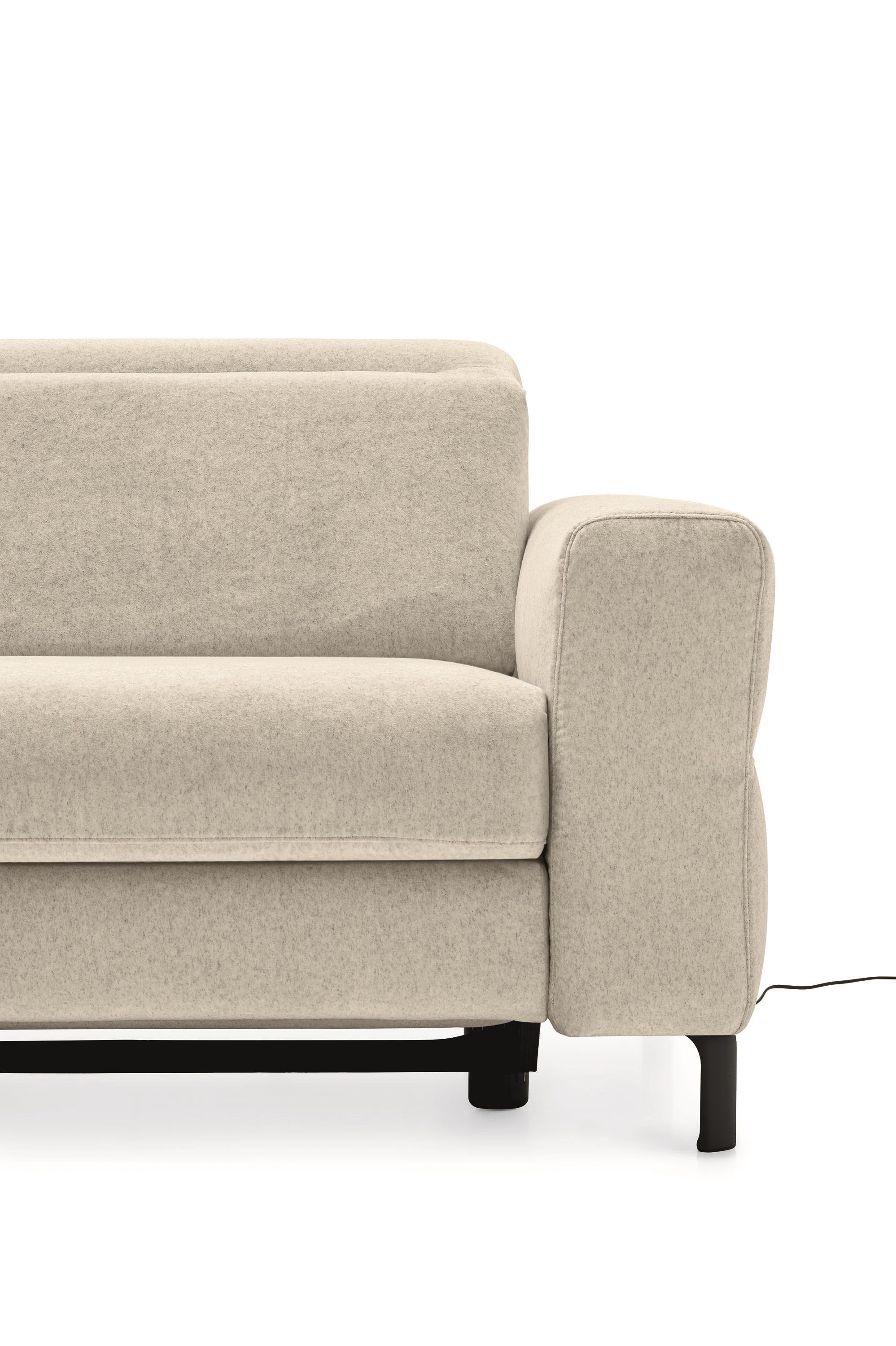 Диван с откидывающейся спинкой из ткани с полуостровом Calligaris NORMA ARCH-00084716 - Вид №7