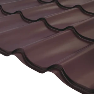 Профиль волновой 0.45 мм 2200x1180 мм RAL 8017 коричневый