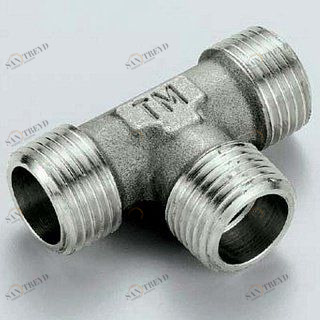 Тройник НР  1/2'' никель TIEMME 1500233