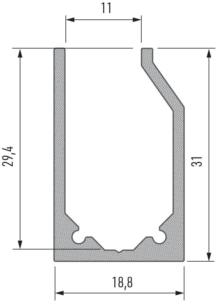 Lumines Lighting Линейный световой профиль для светодиодных модулей  10-0474-10  - Вид №4
