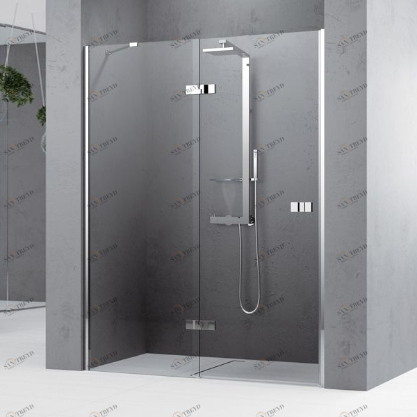 Novellini. Двери в нишу 120 см 2P с профилем GALA 1 GALA12P120S1KGALA12P120D1K