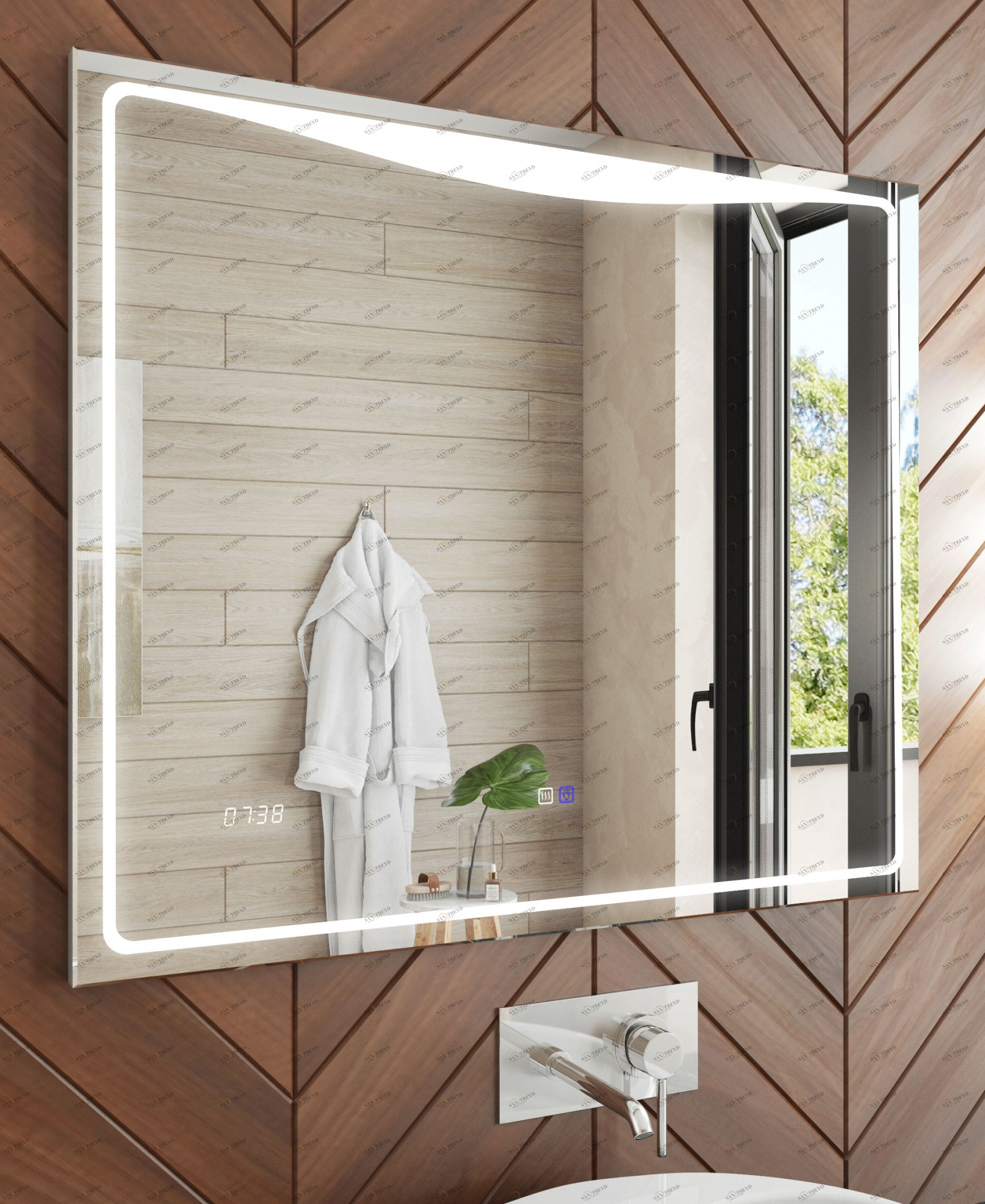 Зеркало Eva Luxe 600 VIGO sun-id-665248