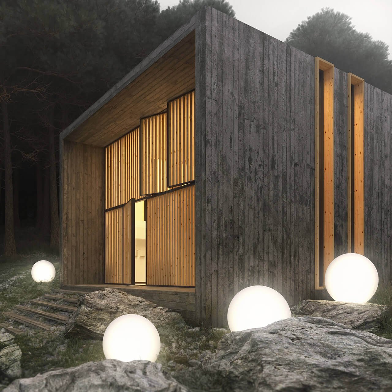 Ландшафтный светильник M3light Sphere 10572540 M3LIGHT SPHERE 311915 Белый - Вид №1