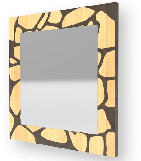 LIGNIS® Квадратное настенное зеркало в раме Dolcevita nature 12.059 - Вид №1