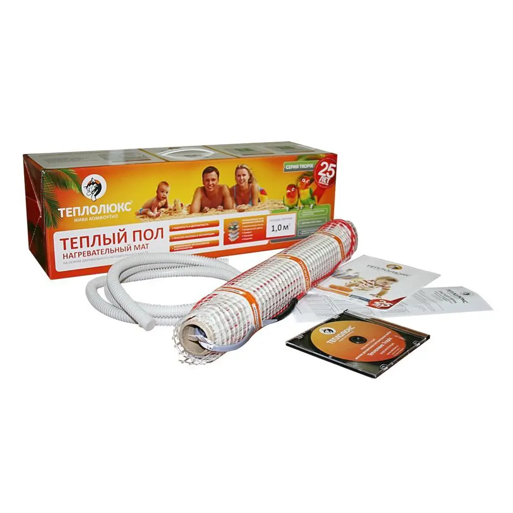 Нагревательный мат для теплого пола Теплолюкс Tropix 5 м², 750 Вт STLM-2043210