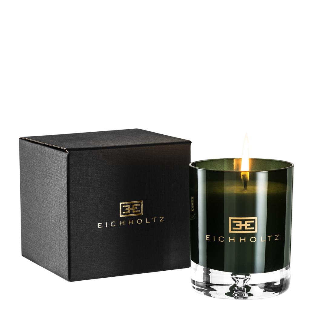 Свеча в стакане зеленая 110768/1 EICHHOLTZ  00-3879465 Зеленый  - Вид №1