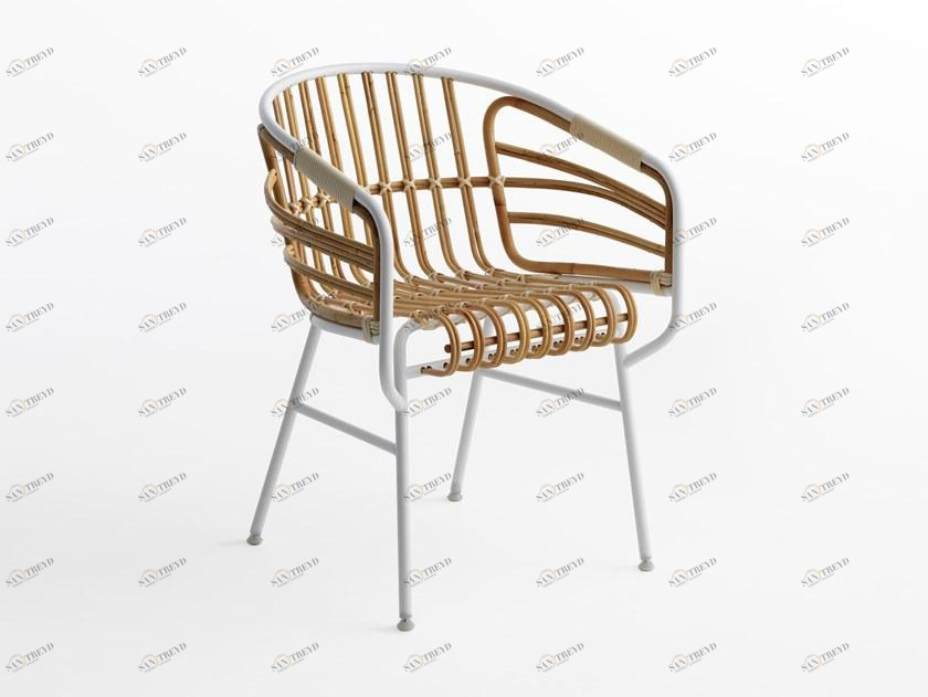 Casamania & Horm Стул из ротанга с подлокотниками Raphia sun-id-1439255