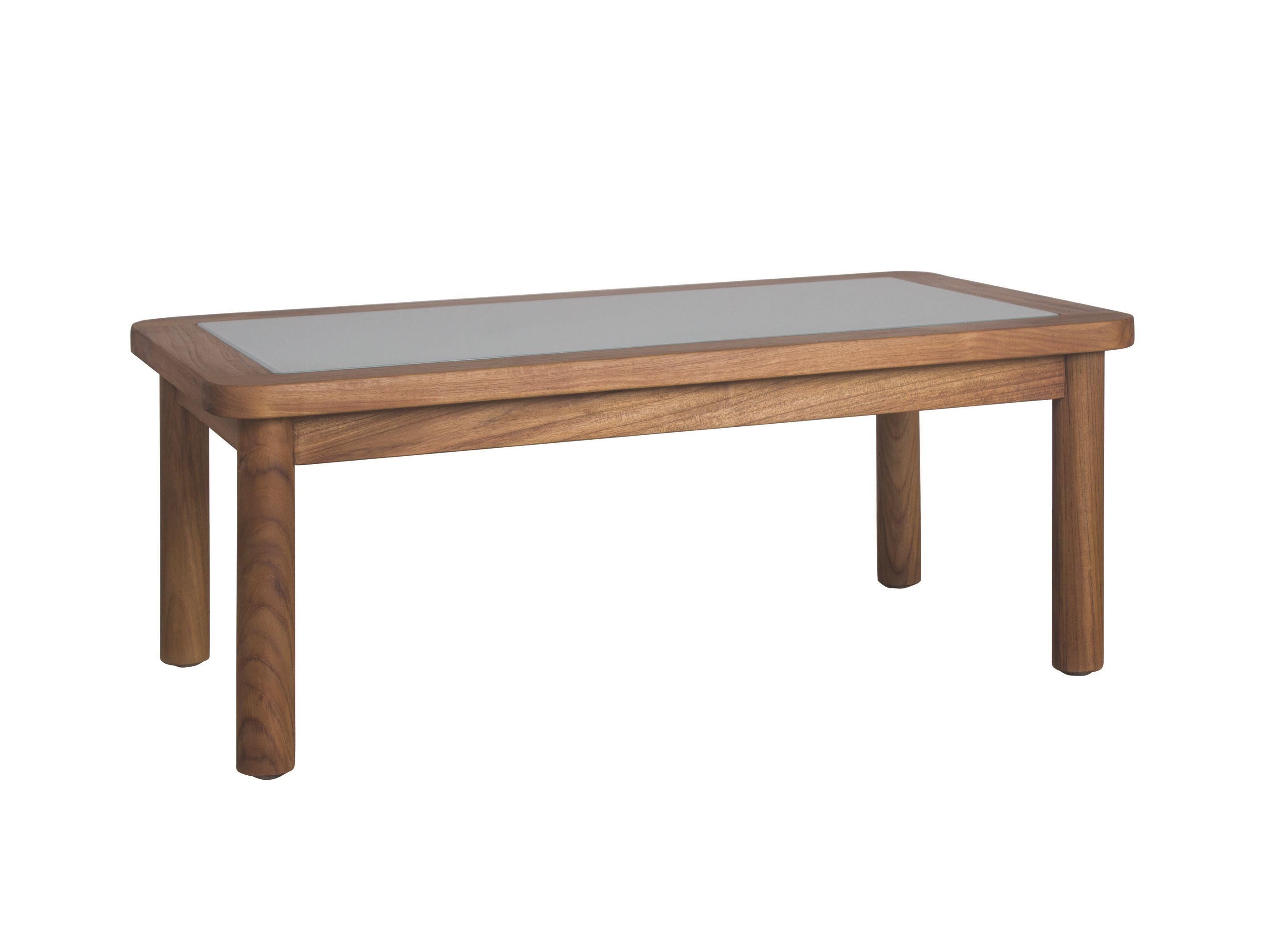 Прямоугольный садовый столик из дерева и стекла Il Giardino di Legno кольцо ARCH-00121875