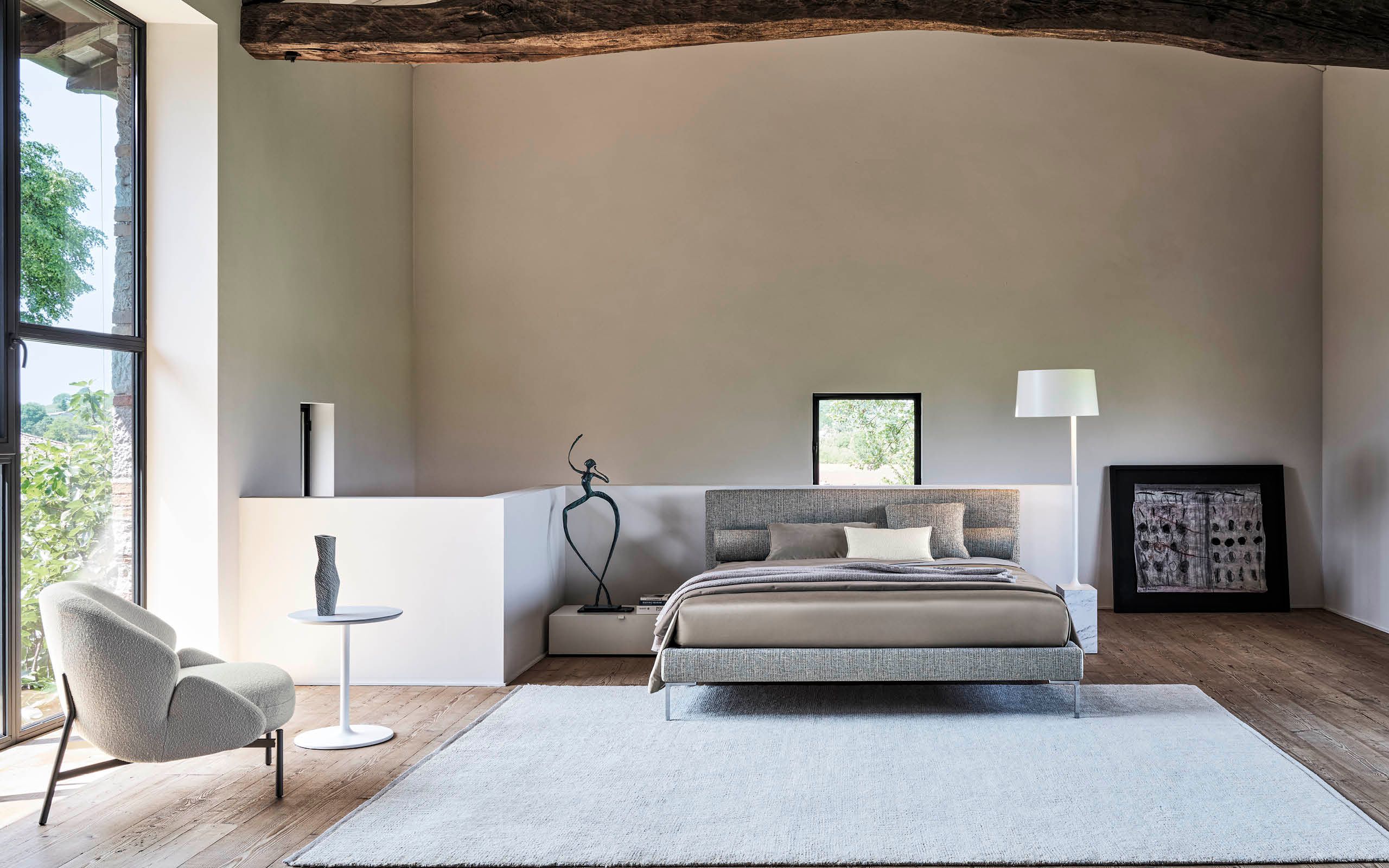 Двуспальная кровать с мягким изголовьем Twils ARCH-00091103 - Вид №6