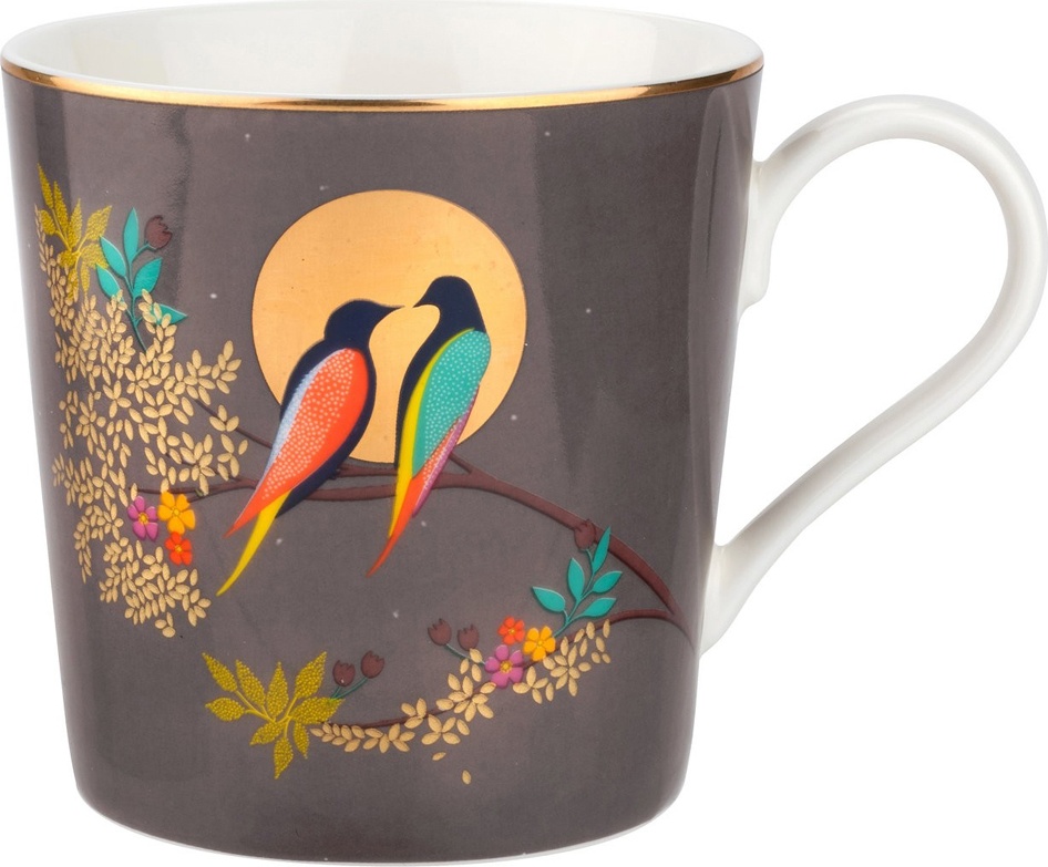 10613412 Portmeirion Кружка Portmeirion "Сара Миллер.Челси" 340мл (темно-серая) Фарфор 