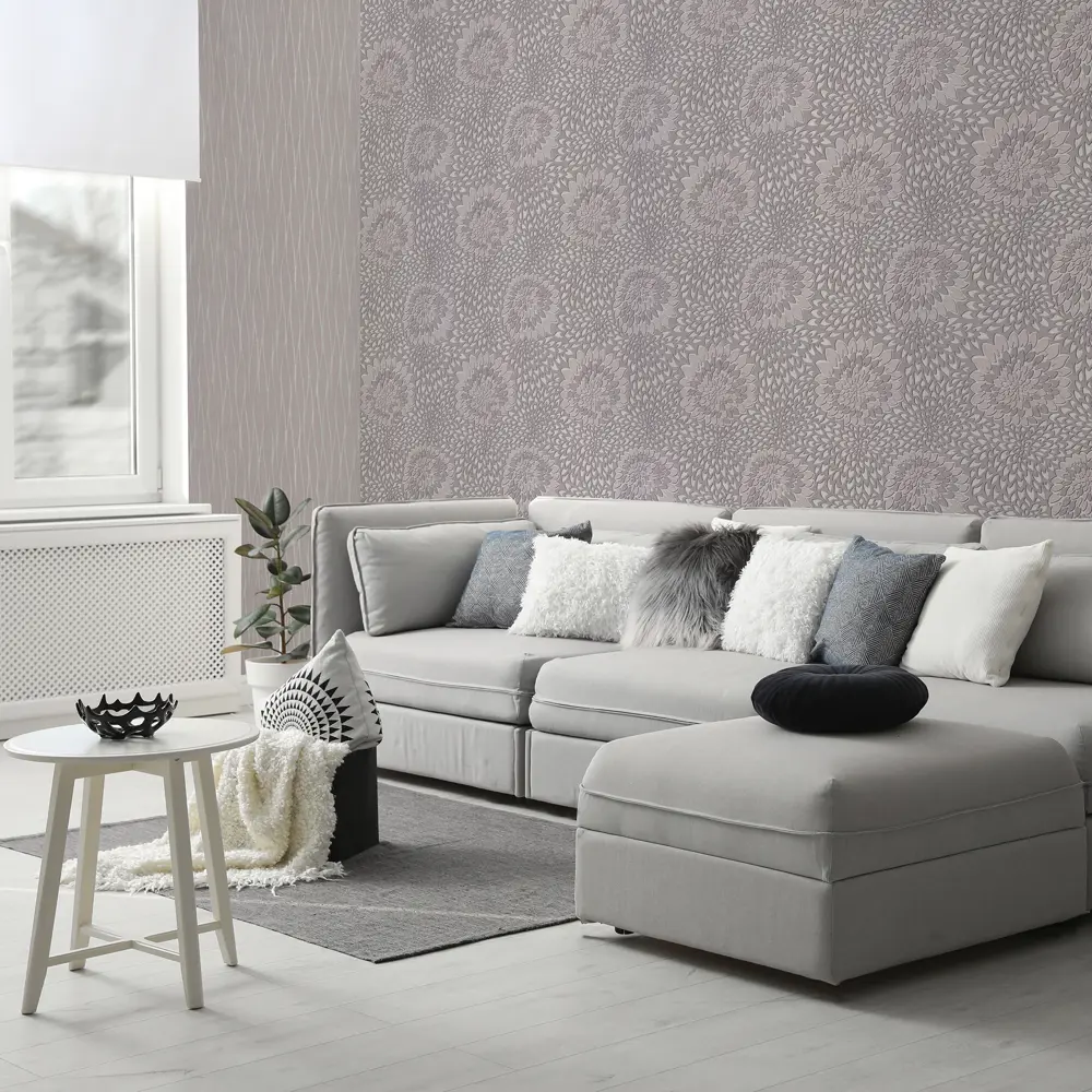 Обои флизелиновые Аспект Ру Флирт фиолетовые 1.06 м 30201-65 STLM-2158068 - Вид №3