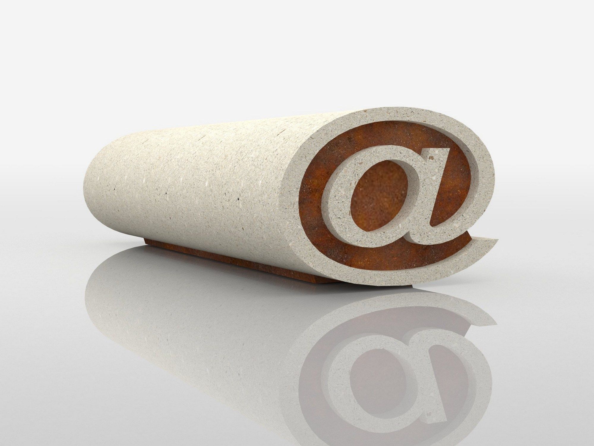 Реконструированная каменная модульная скамья без спинки Viscio Urban Design SEDUT@ ARCH-00031532 - Вид №2