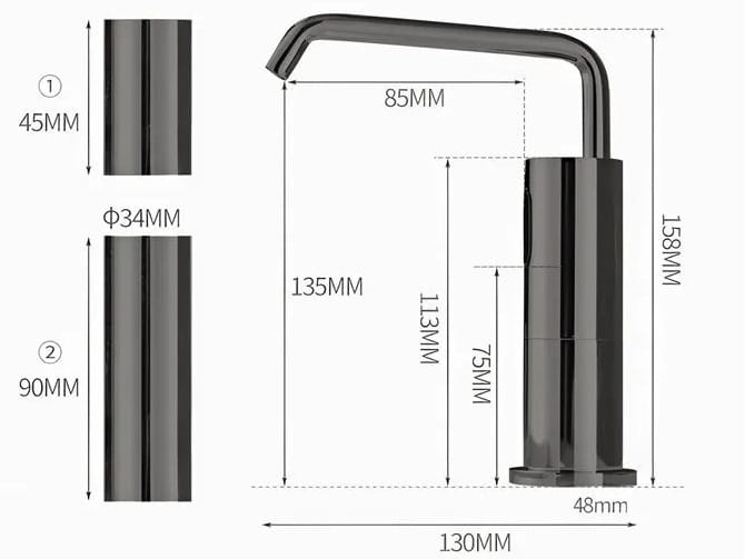 Инфракрасный дозатор мыла Fontana Showers синий Синий ARCH-00150131 - Вид №3