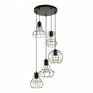 Дизайнерская подвесная люстра Britop Outline 1330504 черная BRITOP ДИЗАЙНЕРСКИЕ, OUTLINE 108157 Черный