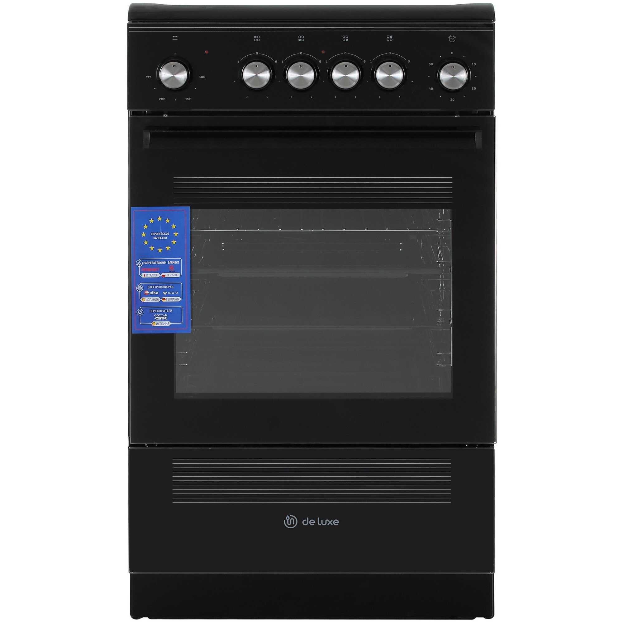 9983909 Электрическая плита De Luxe 506004.13эс-001 черный STDN-0072891