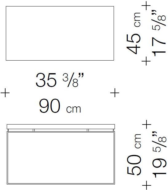 Garbarino Прямоугольный журнальный столик из дуба Graphic sun-id-1394395 - Вид №1