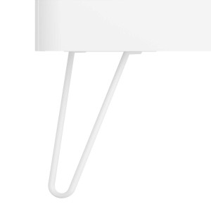 24716 SALGAR Комплект из 2 ножек UNIIQ WHITE 230 мм