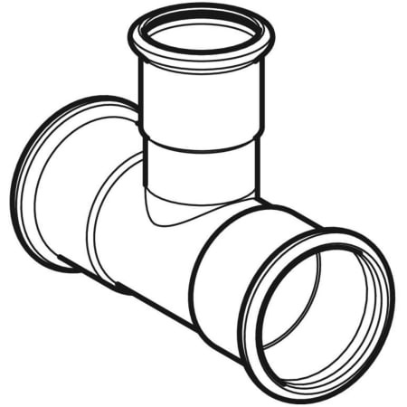 GEBERIT 31204 Тройник переходной Geberit Mapress из нержавеющей стали  - Вид №1