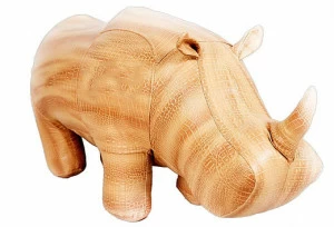 Пуф "Носорог" светло-коричневый экокожа EUROSON ЖИВОТНЫЕ 126109 Коричневый