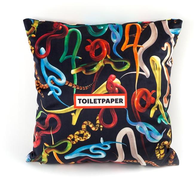 Seletti Подушка из ткани квадратная Seletti wears toiletpaper sun-id-1345398 - Вид №3