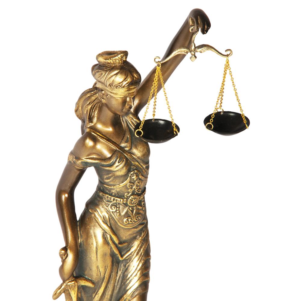 22445 Статуэтка Фемида 4 Бронза BOGACHO 4627138239551 - Вид №5