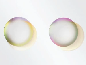 Glas Italia Круглое настенное зеркало Shimmer