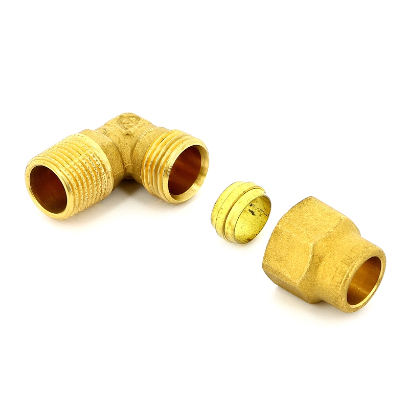 Угол обжим-Н TIEMME 15х1/2" для газа 1150013 - Вид №4