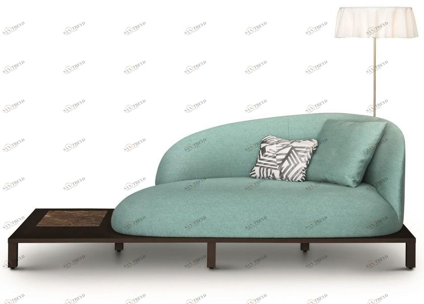 arflex Мягкий диван из ткани с деревянной основой Bonsai sun-id-1376368