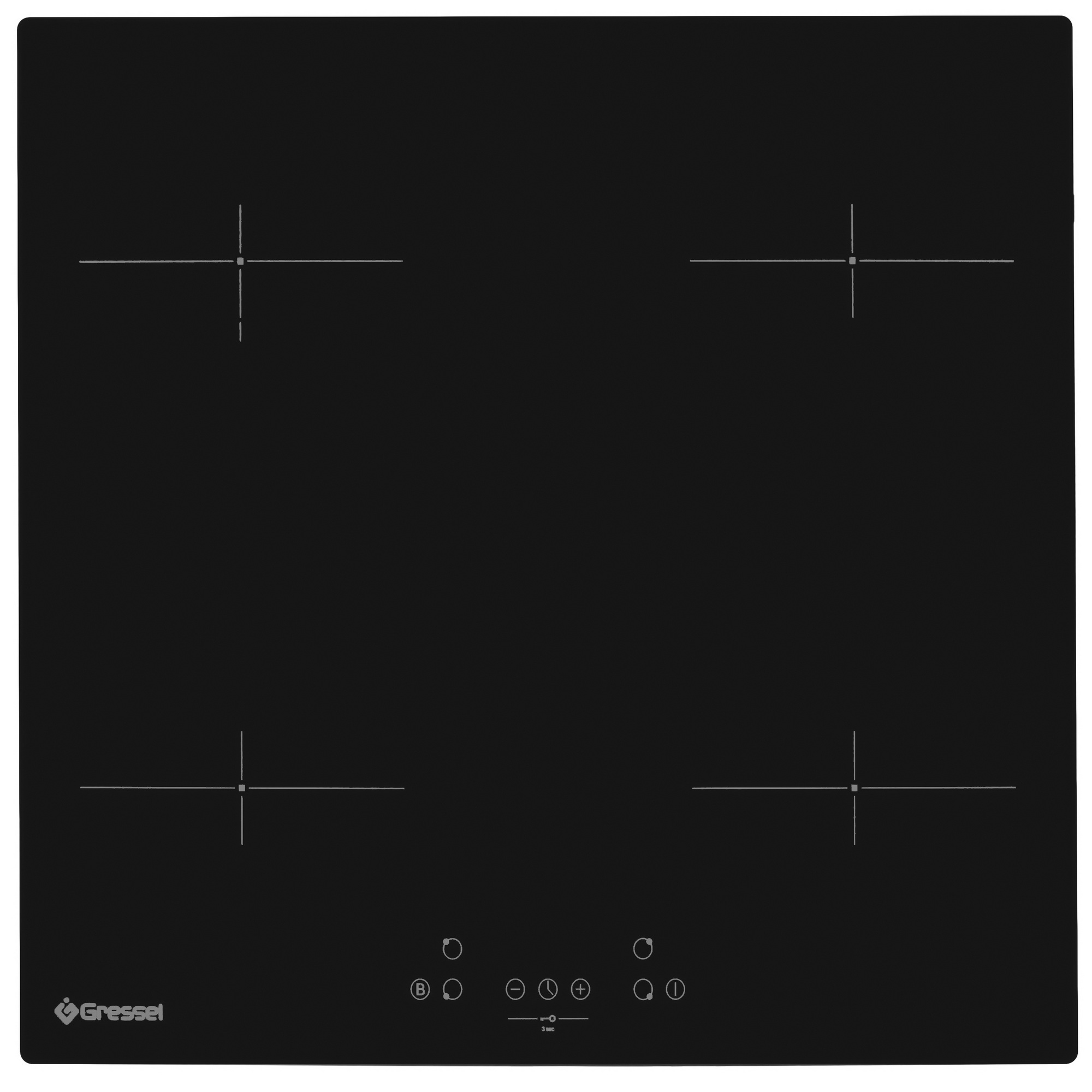 9284745 Индукционная варочная поверхность Gressel RU6077I74S000 STDN-0133406