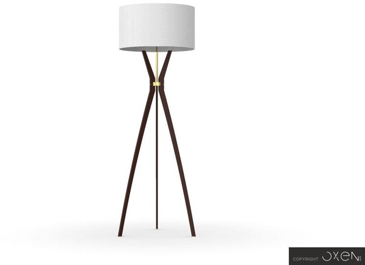 NEXO LUCE Торшер из дерева светодиодный Oxen floor lamp 7114e0 - Вид №2