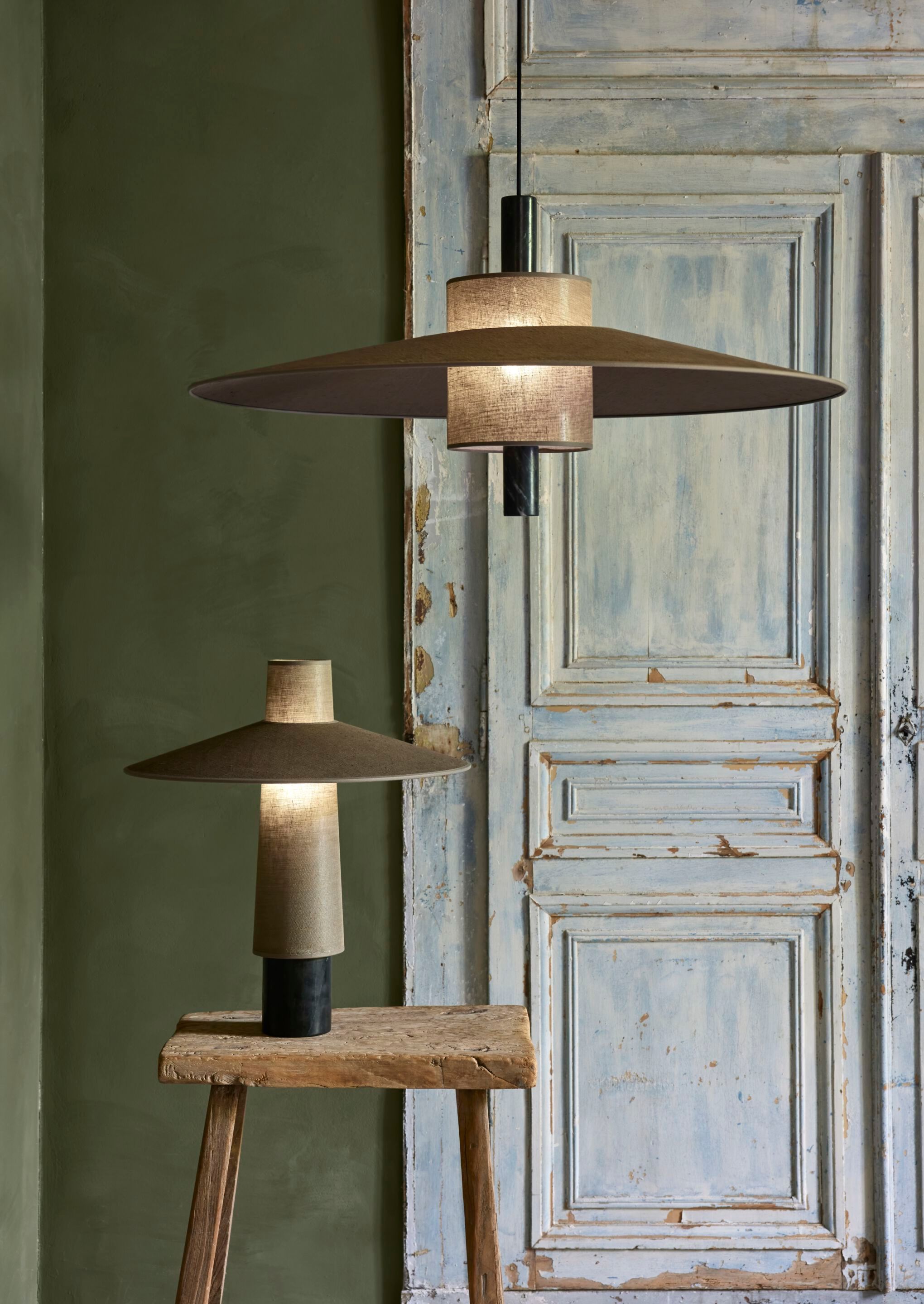 Подвесной светильник из льна Forestier Thésée ARCH-00097959 - Вид №11