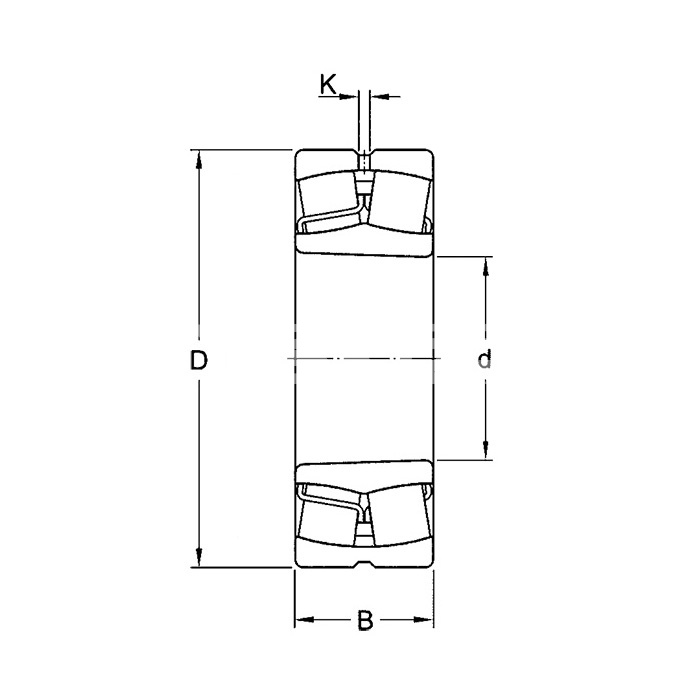 IS2182 Подшипник 22210 CC/W33 ISKRA  - Вид №1