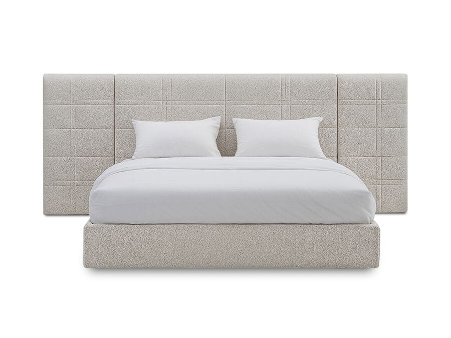 Кожаная двуспальная кровать с мягким изголовьем HC28 maison High Line ARCH-00074048 - Вид №3