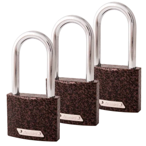 Комплект навесных замков Avers PD-01-63-L 61х49 мм, чугун, 3 шт.