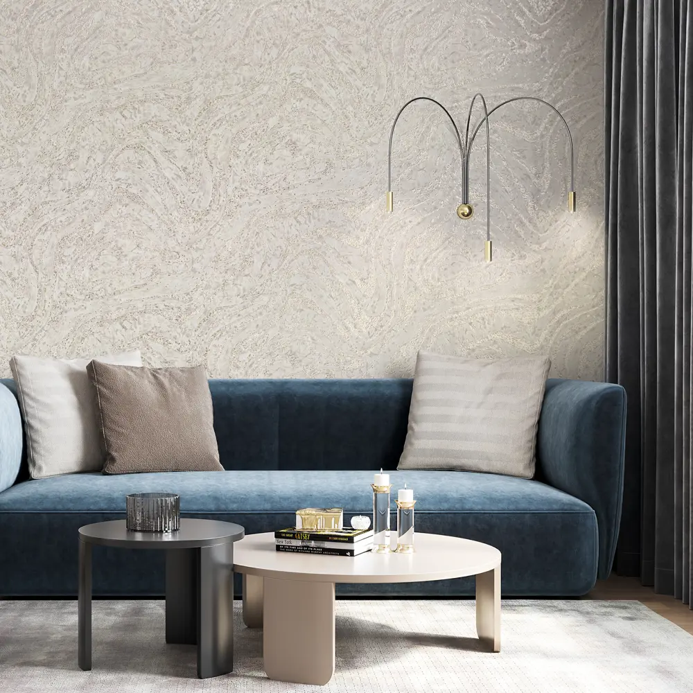 Обои флизелиновые Palitra Planet Magma бежевые 1.06 м PP72153-28 STLM-2052629 - Вид №2