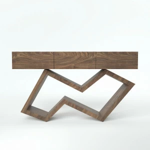 Консоль с 3 ящиками 84х100 см орех "Апофеоз" ODINGENIY  00-3885832 Орех;бежевый;коричневый