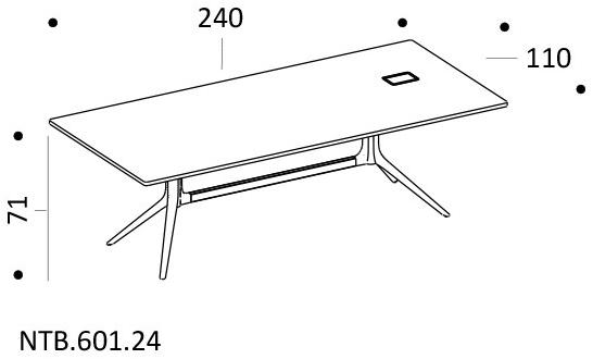 ICF Прямоугольный стол Notable sun-id-1464773 - Вид №8