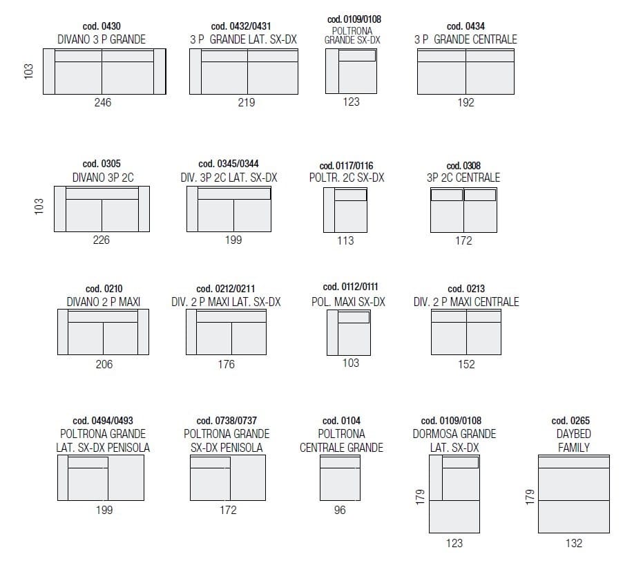Ткань диван Egoitaliano PLAZA ARCH-00106638 - Вид №12