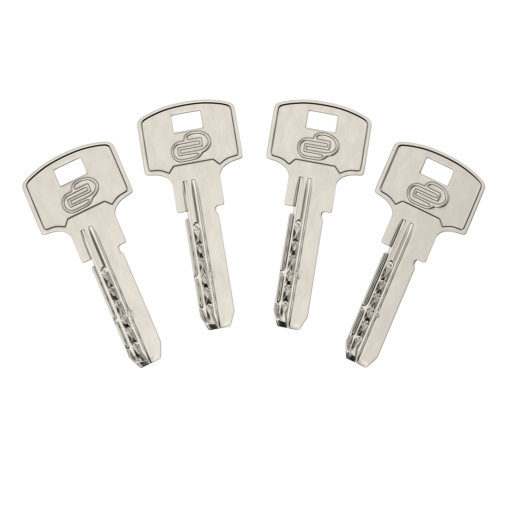 Цилиндр дверной STANDERS TTAL1-4040CR 40+40 мм с 4 ключами 82625326 STLM-0032197 - Вид №1