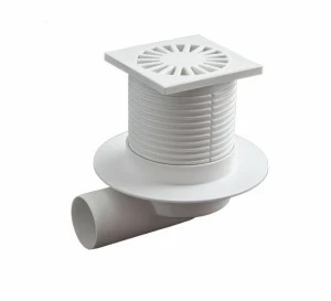 Трап 50 горизонт. регулируемый с пласт. реш. 10х10 ТО-3110 (О)