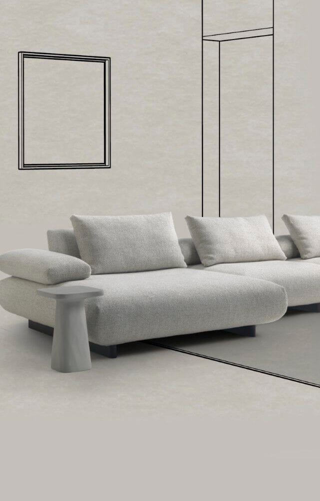 Модульный тканевый диван Marac SOVRAMONTE ARCH-00039596 - Вид №45