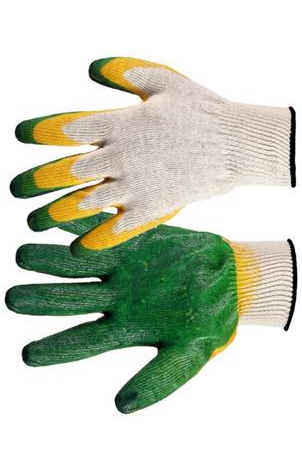 5027992 Перчатки трикотажные с 2-м латексным покрытием утепленные  Средства защиты рук  размер Спецодежда 