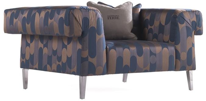 Кресло из ткани с подлокотниками Soho Soh.221.a Santreyd - Вид №1