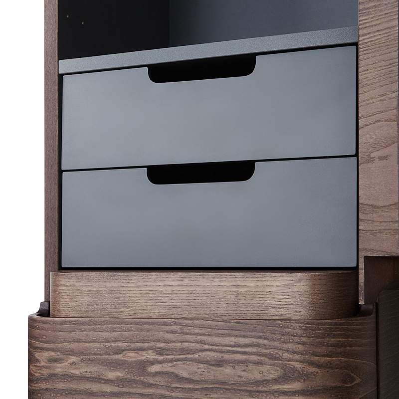 M30CHR0406NF Шкаф-колонна подвесной правый 40 см двери орех текстурированная шт AM.PM Sensation - Вид №1