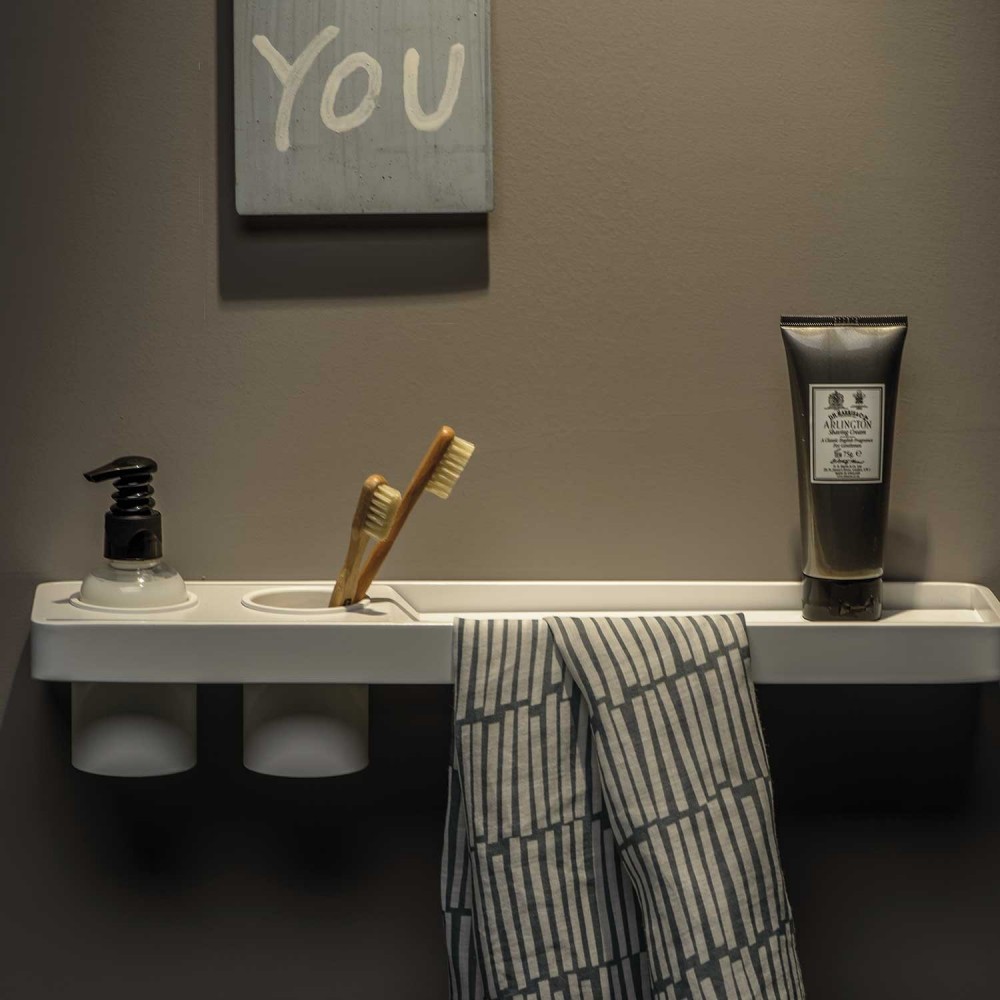 EVBR600EVER Life Design Держатель для полотенец с полочкой 60 см - Brunt Brunt Непрозрачный белый - Вид №1