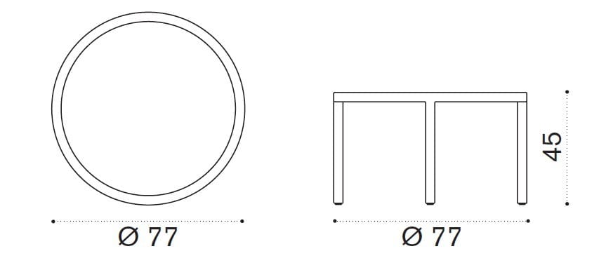 Круглый керамический журнальный столик Ethimo Grand Life ARCH-00127063 - Вид №14