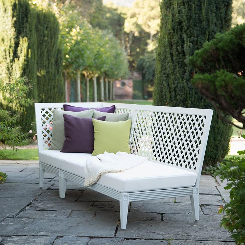 JANUS et Cie Большой центральный модуль из алюминия для модульного дивана Quadratl sun-id-1351650 - Вид №6