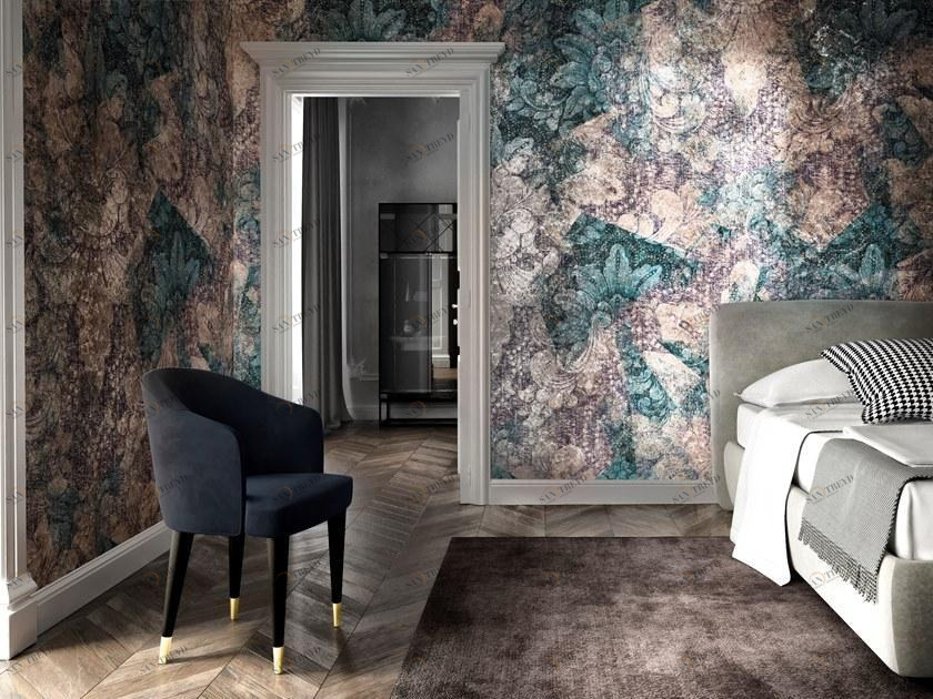 Inkiostro Bianco Обои сусальное золото Goldenwall collection 01-19 Inkmdtw19